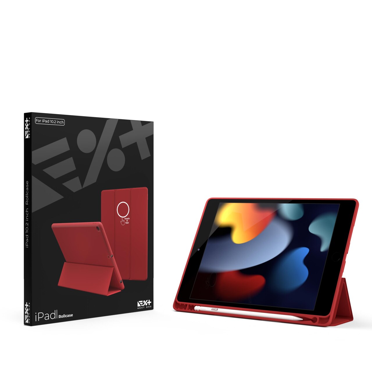 Husa de protectie Next One Rollcase pentru iPad 10.2inch, Red