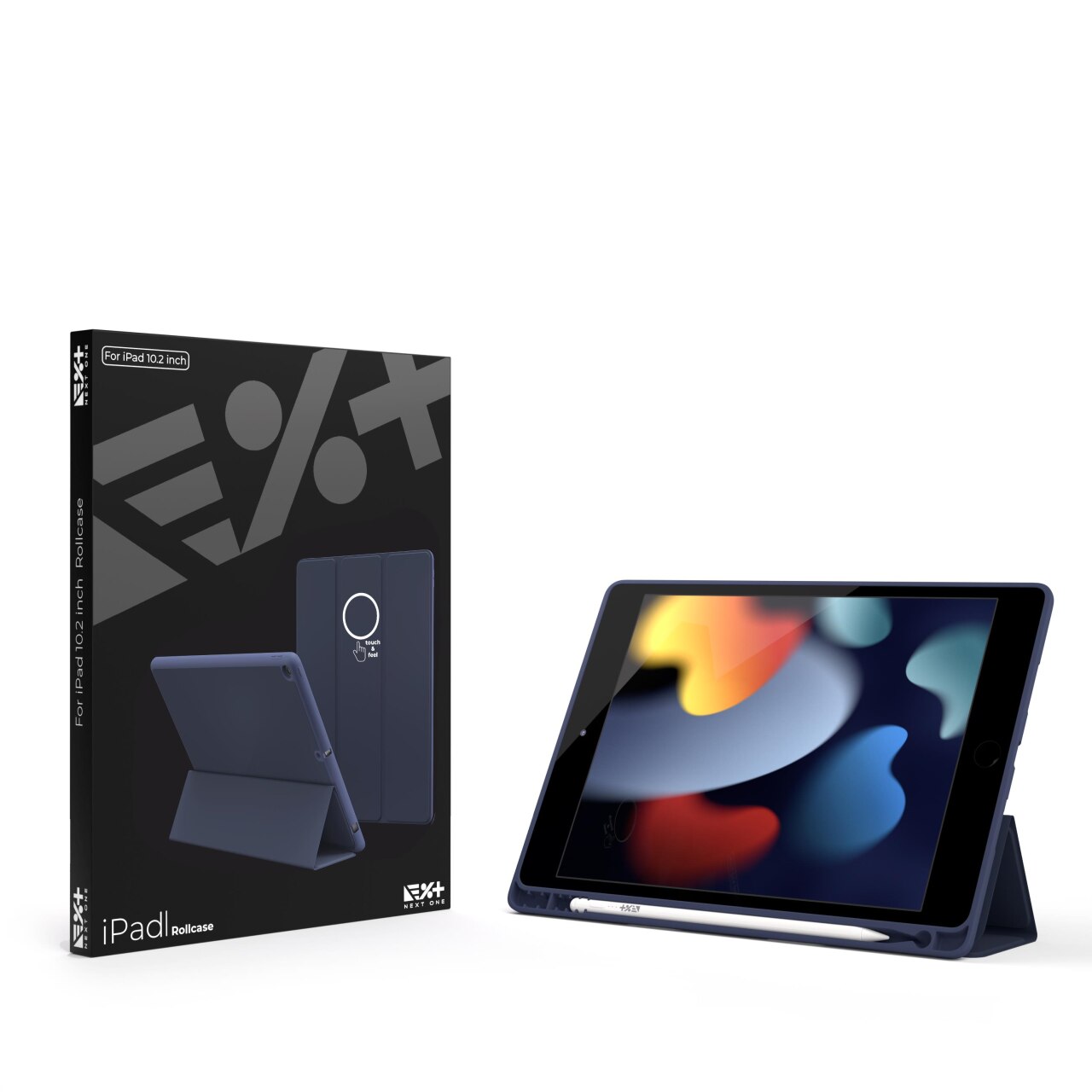 Husa de protectie Next One Rollcase pentru iPad 10.2inch, Royal Blue