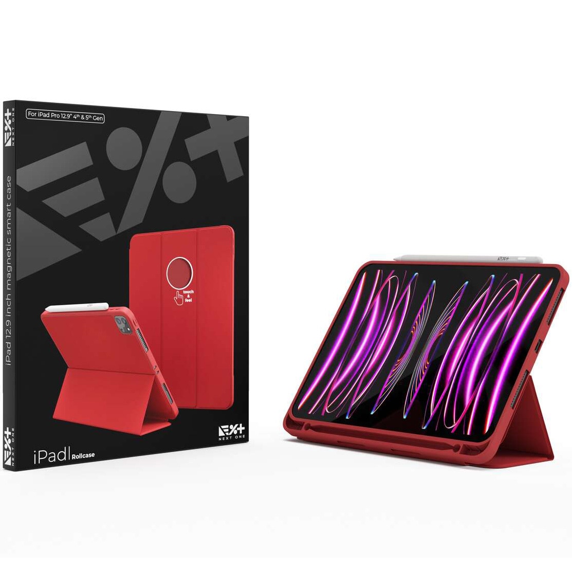 Husa de protectie Next One Rollcase pentru iPad 12.9inch, Red