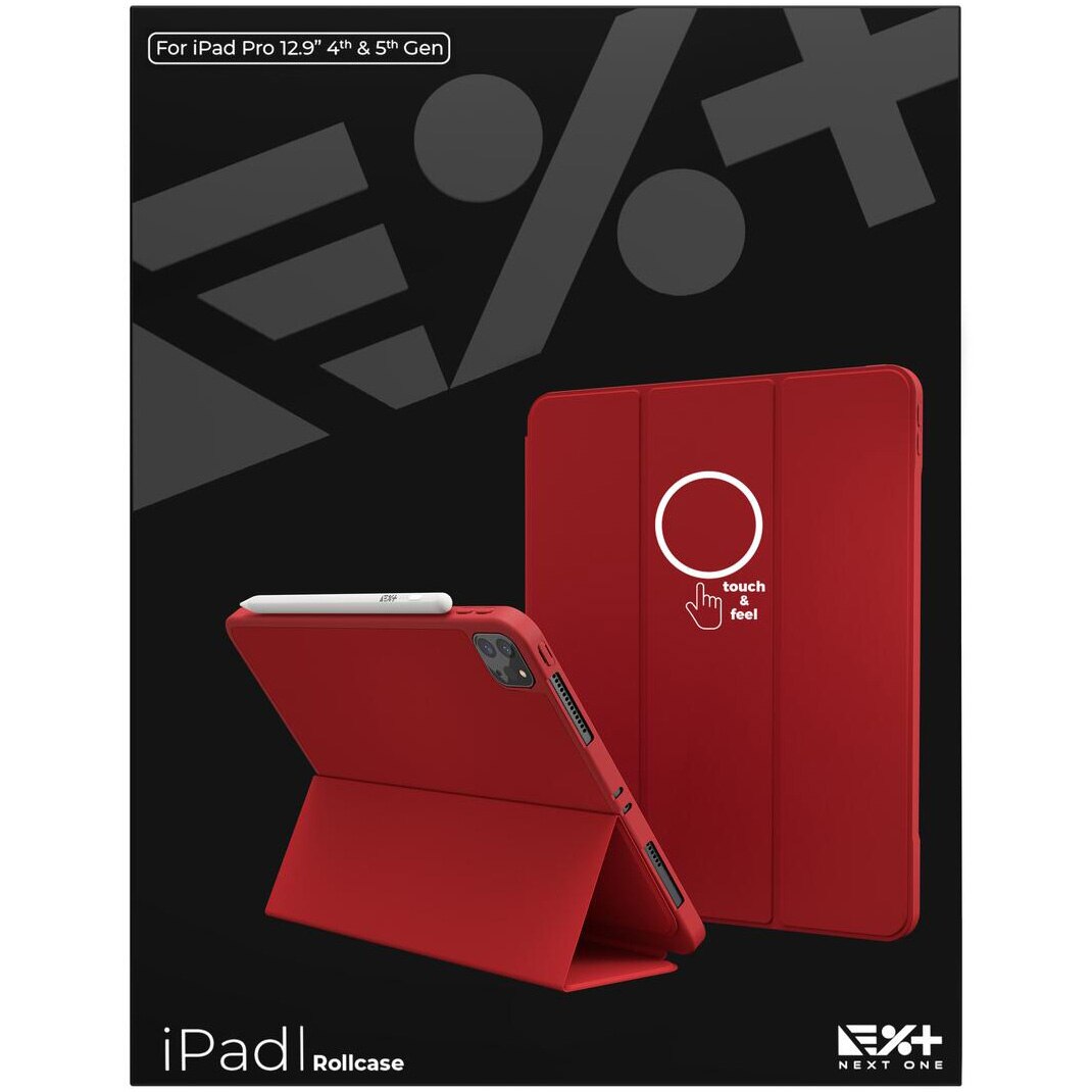 Husa de protectie Next One Rollcase pentru iPad 12.9inch, Red