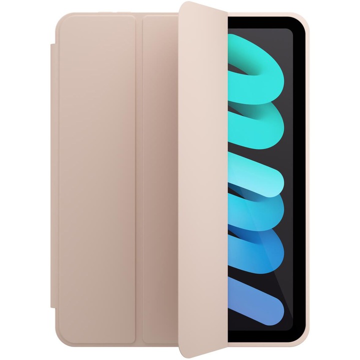 Husa de protectie Next One Rollcase pentru iPad Mini 6th Gen, Ballet Pink