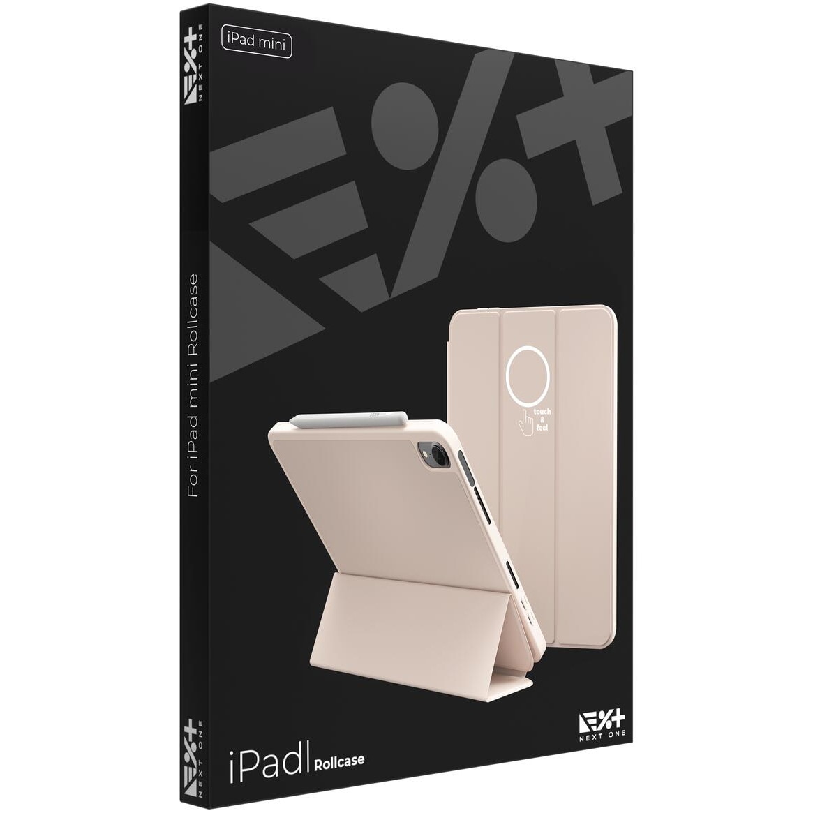 Husa de protectie Next One Rollcase pentru iPad Mini 6th Gen, Ballet Pink