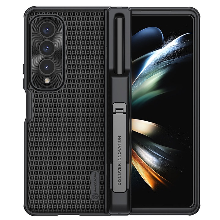 Калъф за телефон, Nillkin, За Samsung Galaxy Z, черен