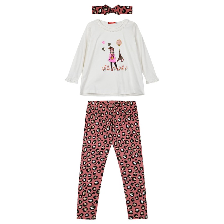 Set 3 hainute pentru fete, Energiers, bumbac/elastan, multicolor, Multicolor