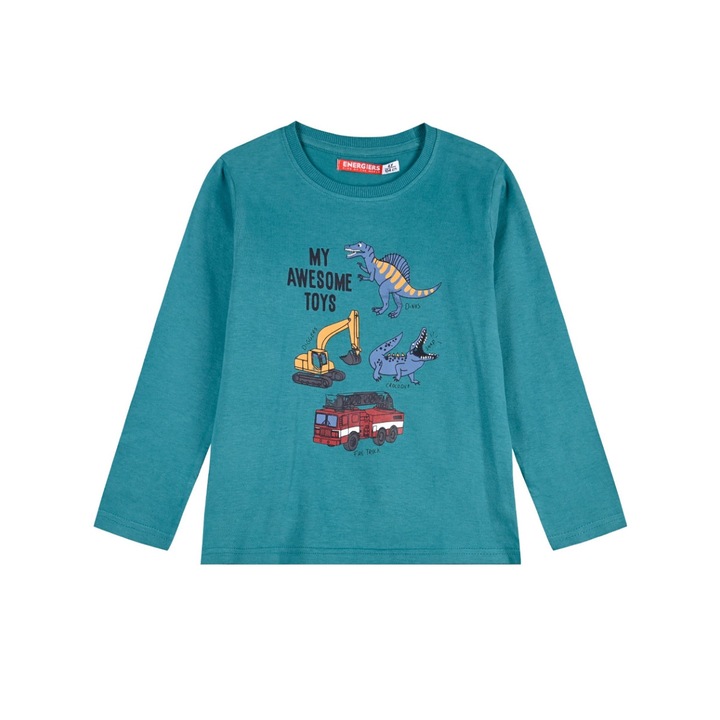 Bluza pentru baieti, Energiers, Bumbac, Multicolor, 5 ani, 116 cm