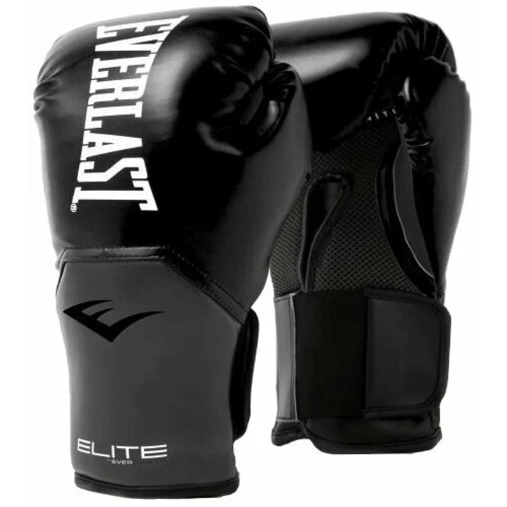 Боксови ръкавици Everlast Pro Style Elite, 16 oz, Черен