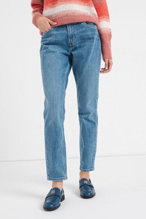 Pepe Jeans London, Дънки със средна талия, Светлосин