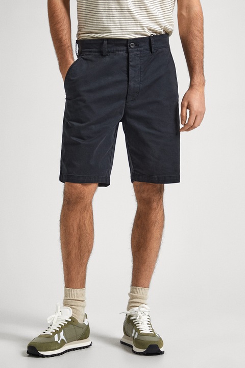 Pepe Jeans London, Бермуди чино, Черен