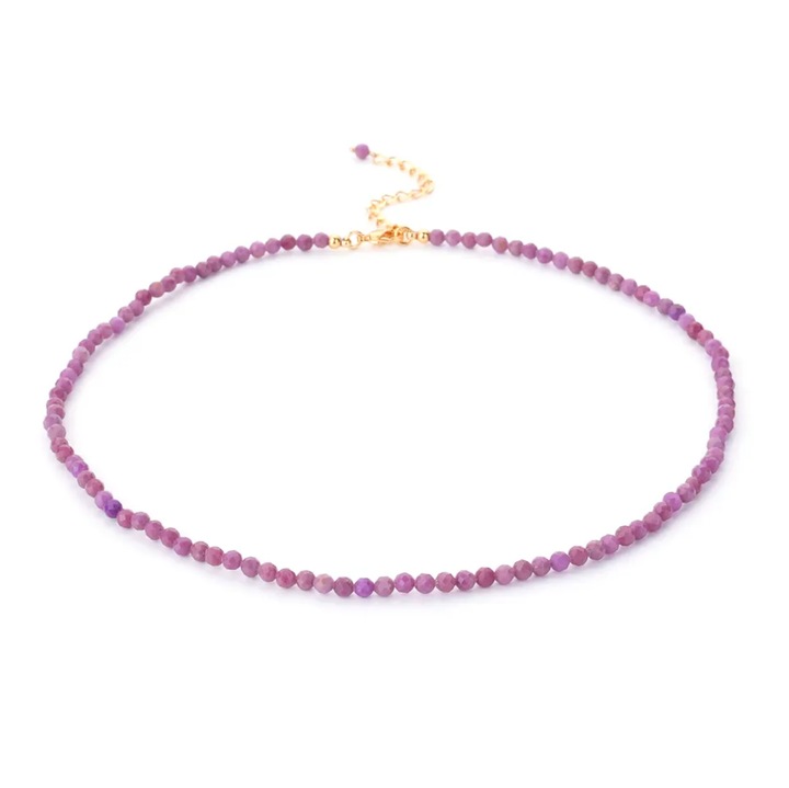 Colier choker Ezera, Minis, din pietre semipretioase de Caroit, 35+7cm