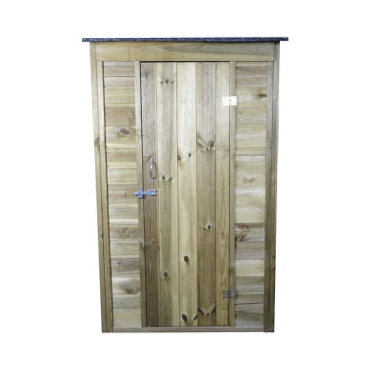 Magazie Gradina Habrita Cu Podea Lemn 111x175 Cm Natur