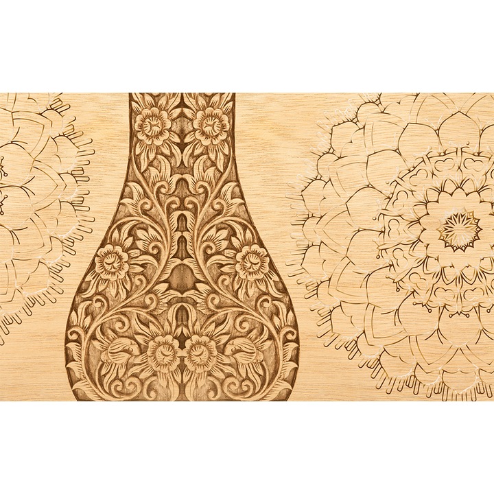 Fototapet fara imbinari H 250 cm x L 400 cm Abstract aspect lemn