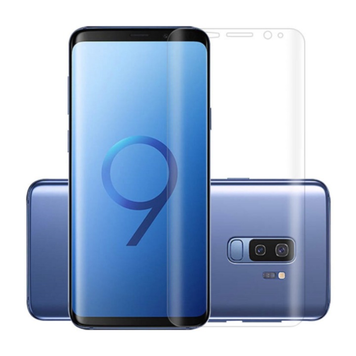 Folie de sticla compatibila cu Samsung Galaxy S9, 3mm, Transparenta