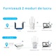 Amplificator Semnal Wireless ELFLEIN™️, 4 Antene cu Technologie MIMO, Retea 2.4 Hz, Transfer 1200 Mbps, Dual-Band 2.4G-5G, Conexiune WPA/WPA2, Slot LAN, Adaptor USB, Cablu Lan 1m si Organizator Cabluri incluse