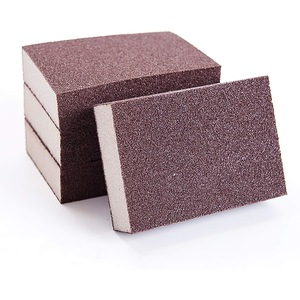Set 5 bureti de slefuit cu 4 fete Red Block ZF granulatia 100 - eMAG.ro