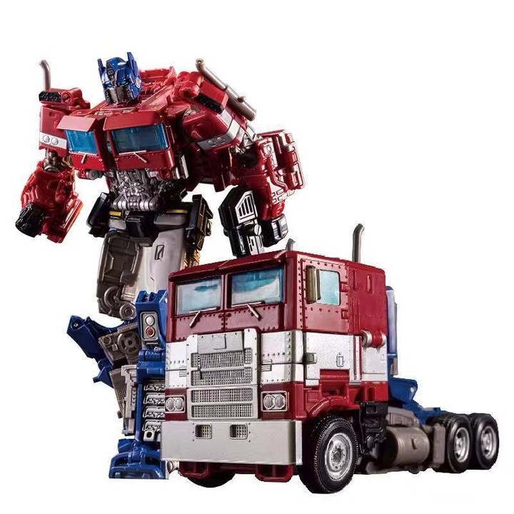 Figurina - Transformers Optimus Prime, LLWL, Plastic, 12+ ani, 18 cm, Multicolor