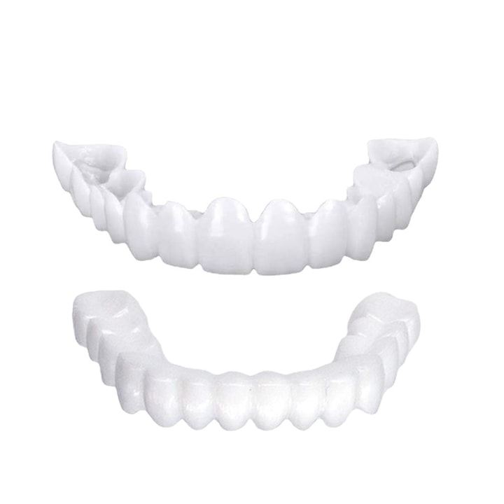 Set 2 proteze dentare, Llwl, Silicon, Alb