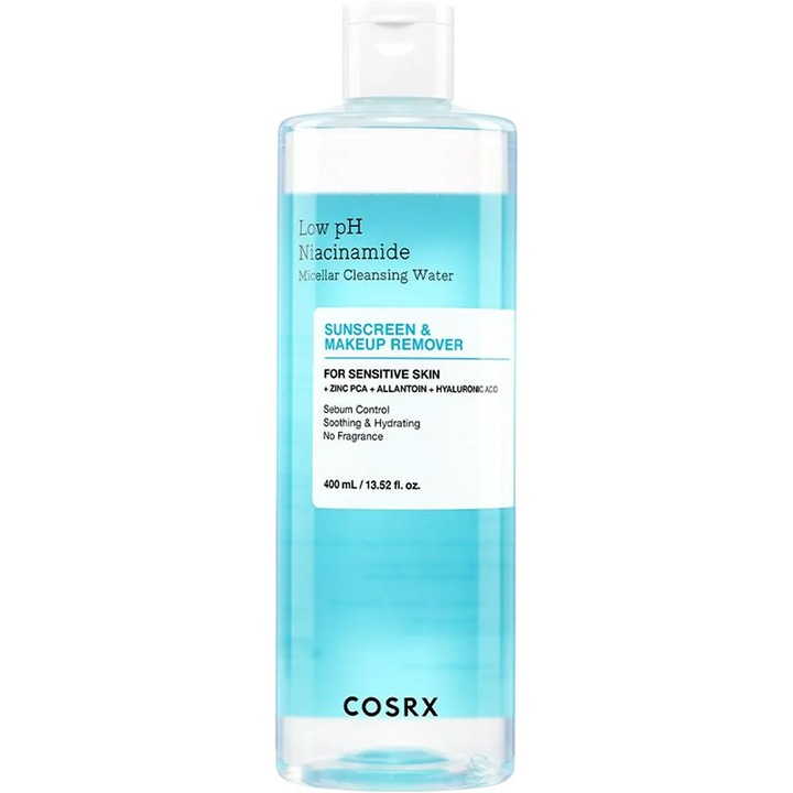 Apa micelara Low pH Niacinamide Micellar Cleansing Water, COSRX, 400 ml