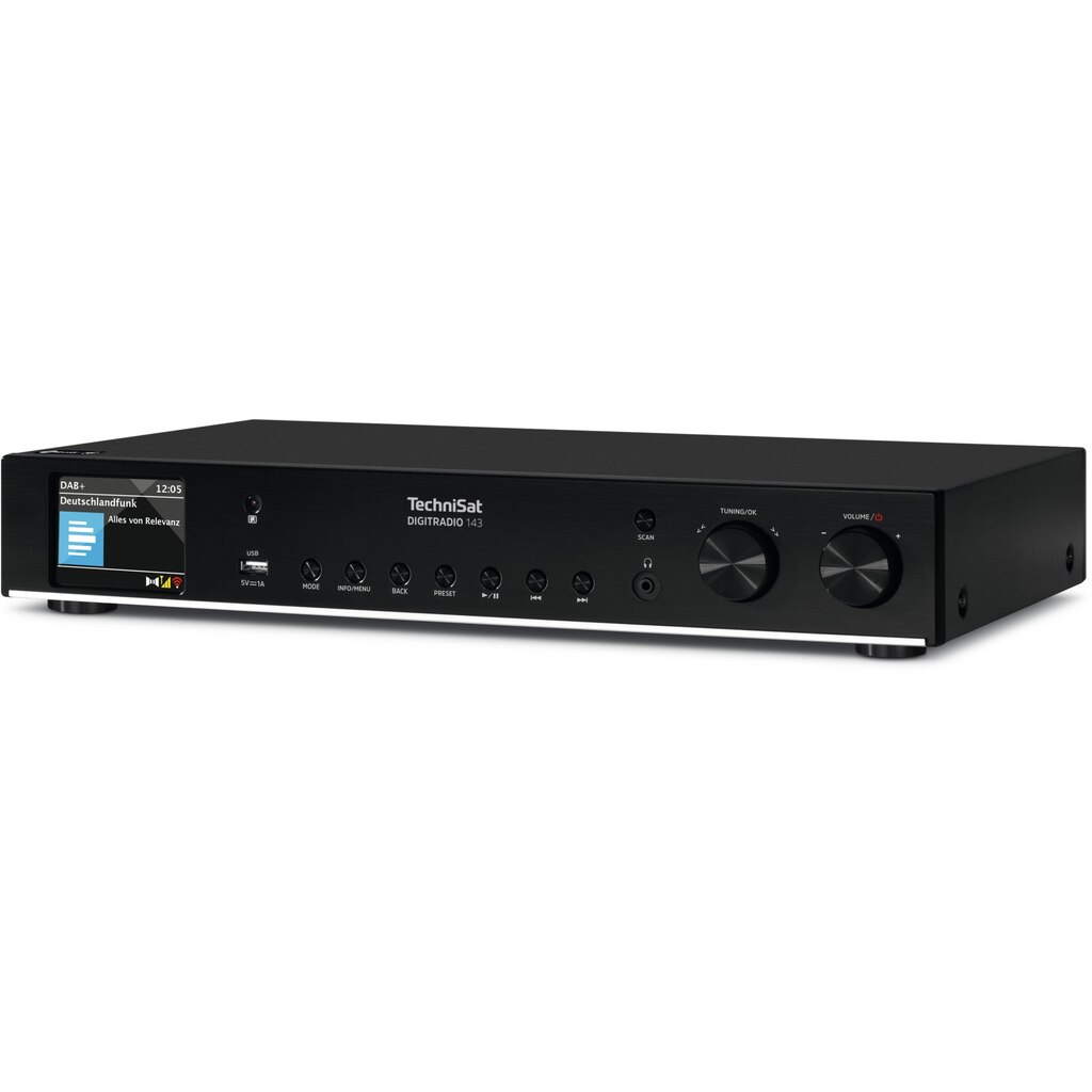 CELLONIC Cavo USB Mini USB 1m Per TechniSat Digitradio 1/2/2s/51, Ricarica E Dati 1A, Nero