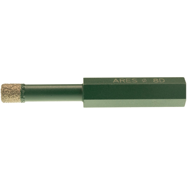 Carota diamantata ceramica ARES CERAMIX R-DRY 8 mm HEXA - 102CX08HEXA