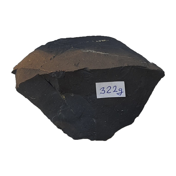 Piatra foarte mare vindecatoare Shungite 320g-329g, ecranare impotriva radiatiilor si protectie electromagnetica