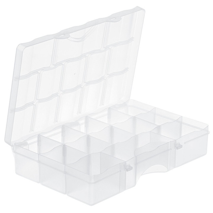 Cutie organizatoare cu compartimente detasabile, SmartStore, 29x19x6 cm