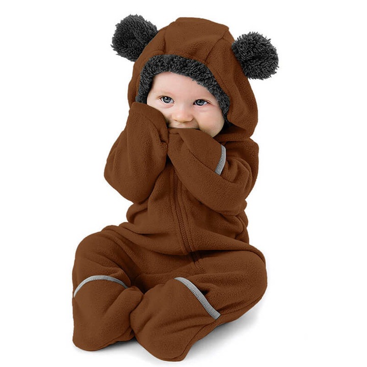 Кафяв гащеризон за бебета BBY