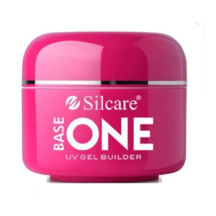 UV Építőipari gél, Silcare, Base ONE, Cover Dark, 15 gr