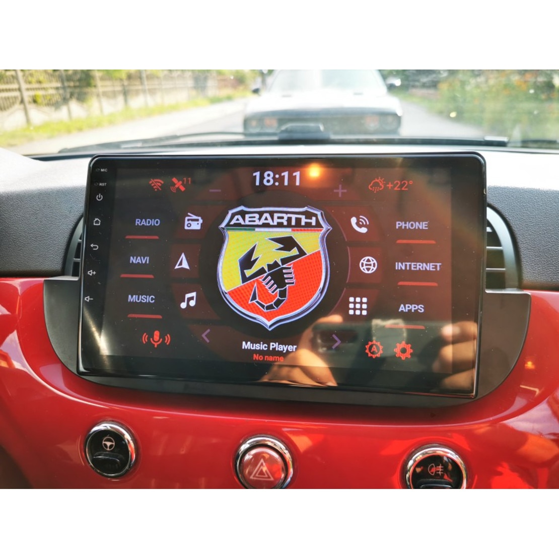 Navigatie Auto ZT1 Multimedia Pentru FIAT 500 Abarth 2007 2015 Android 12 8 Core 4GB 64GB