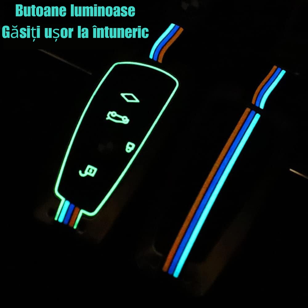 Калъф за ключ с автомобилен ключодържател, съвместим с BMW F10 - eMAG.bg