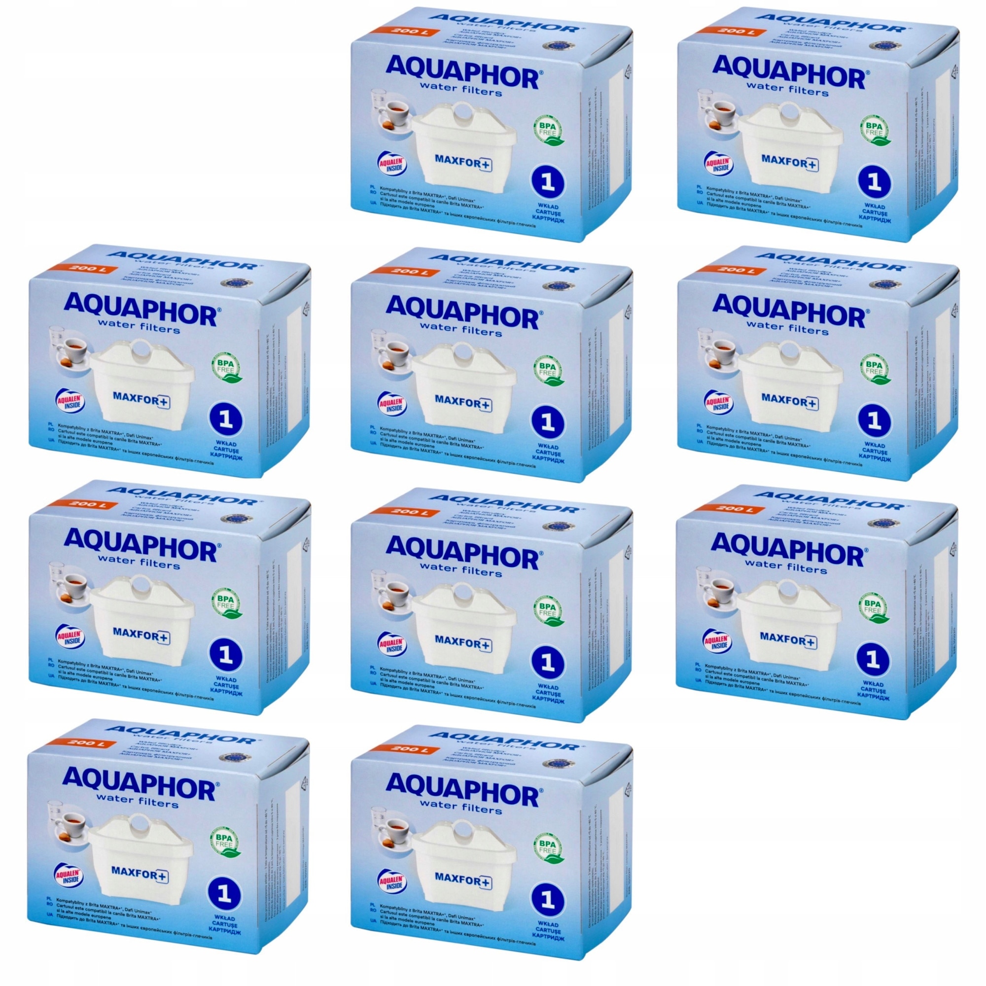 3X ORIGINAL AQUAPHOR Filtro Acqua - Cartucce Filtro MAXFOR+, AQUALEN - Foto 5