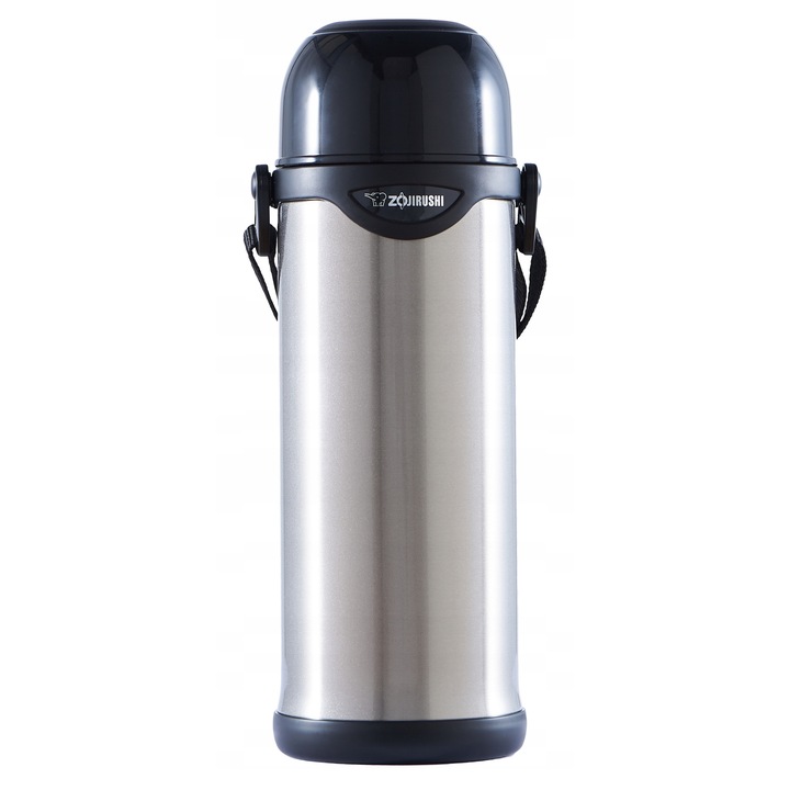 Termos, Zojirushi, Inox, 1l, Negru/Argintiu