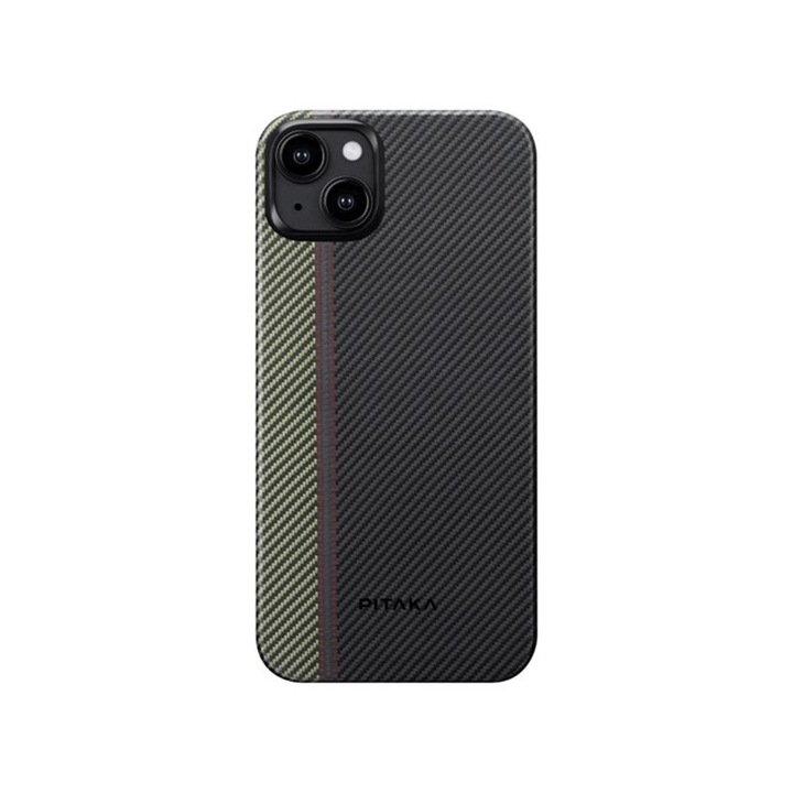 Husa telefon, Pitaka, Compatibil cu Apple iPhone 15, Negru
