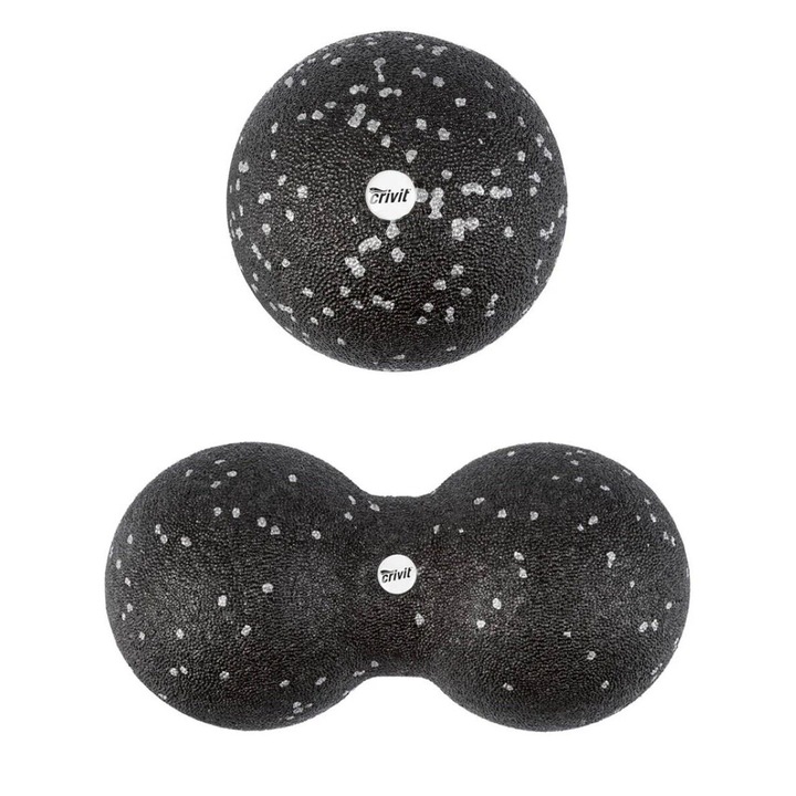 Set 2 bile de masaj Crivit, diametru 8 cm