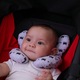 Цервикална моделираща възглавница за предпазване на главичката на бебето, поддържа шийните прешлени, полезна в столчето за кола или количката, възглавница против накланяне за бебета, модел ананас