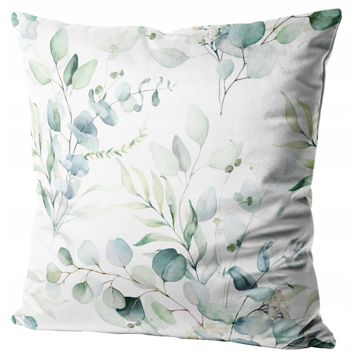 Fata De Perna Decorativa, HomeView, PVB073, Catifea, 100% Poliester, 230G/M2, Multicolor, Fermoar, L, 45x45 cm