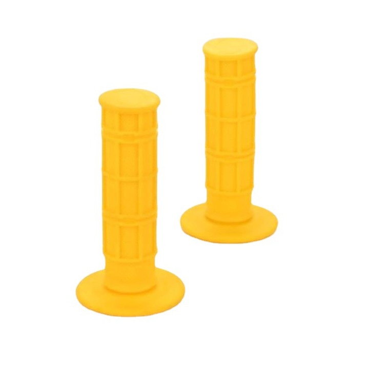 Set 2 manere ghidon motocicleta, TPE, Universal, Galben