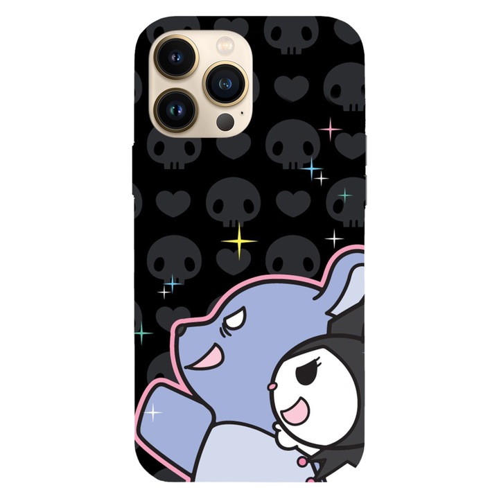 Husa compatibila cu Apple iPhone 15 Pro Max model Prepare for battle, Silicon, TPU, Viceversa