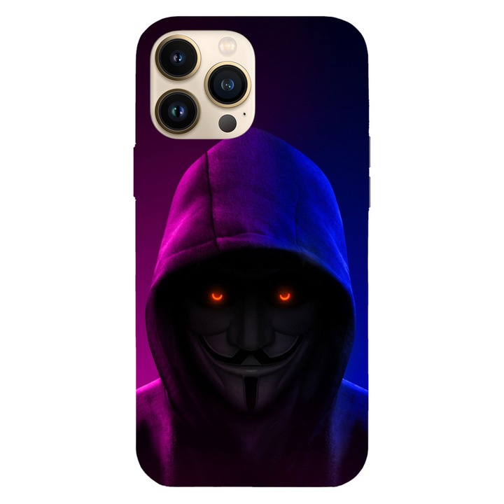 Husa compatibila cu Apple iPhone 15 Pro Max model Anonymous Art, Silicon, TPU, Viceversa