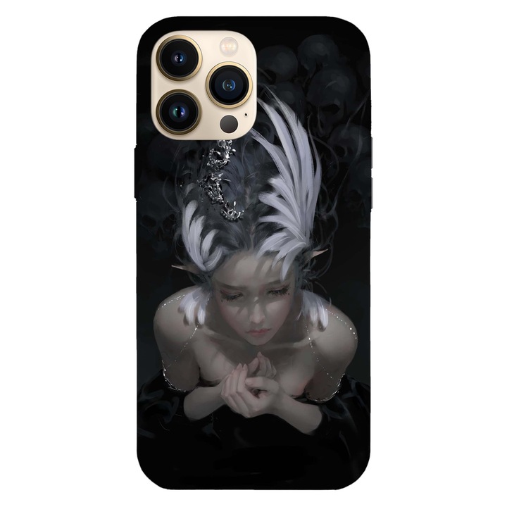Калъф Viceversa, съвместим с модел Apple iPhone 15 Pro Anime fantasy girl, Силикон, TPU