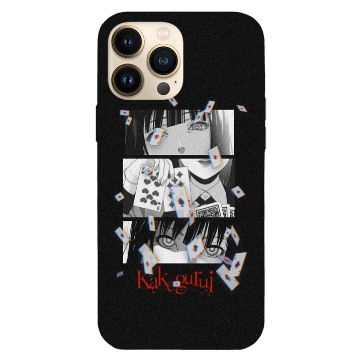 Husa compatibila cu Apple iPhone 15 Pro Max model Yumeko Kakegurui, Silicon, TPU, Viceversa