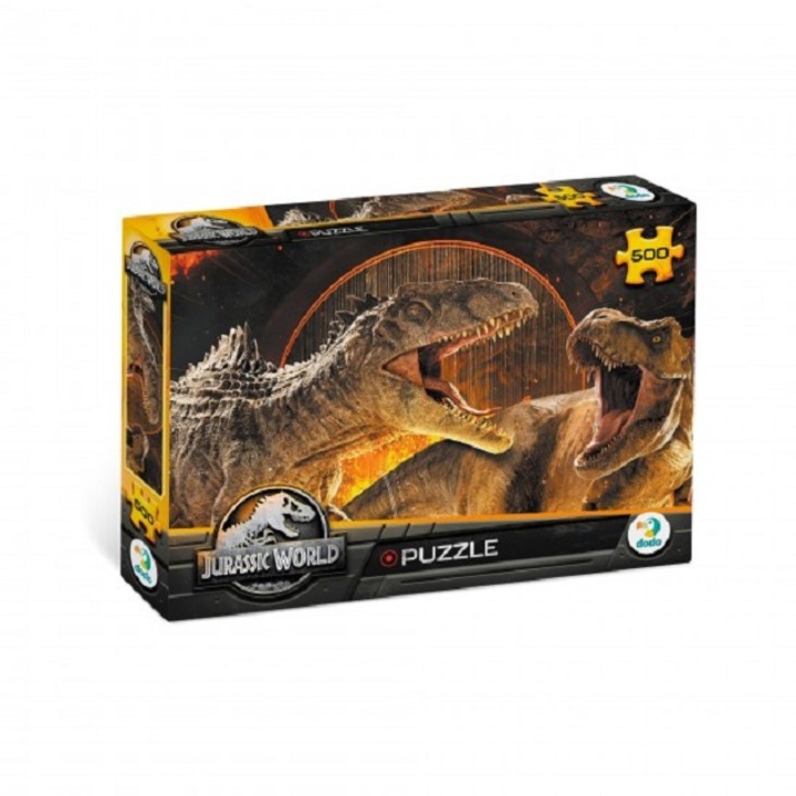 Puzzle cu efect soft touch, Jurassic World Dominion, 500 el. Dodo