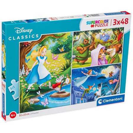 Puzzle Clementoni 3 x 48 piese - Povesti Disney - eMAG.ro