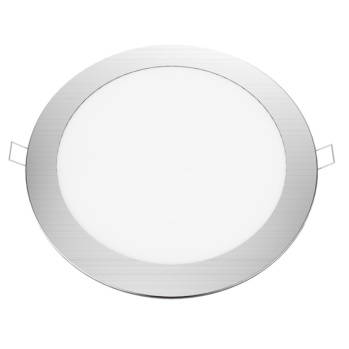 Panou LED, Aca, Nichel, Natural, 18W