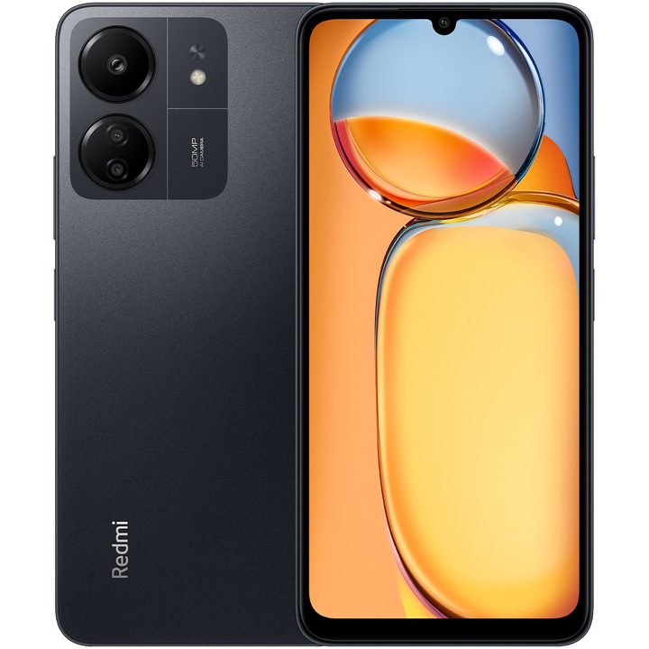 Смартфон Xiaomi Redmi 13C, 4GB RAM, 128GB, Midnight Black