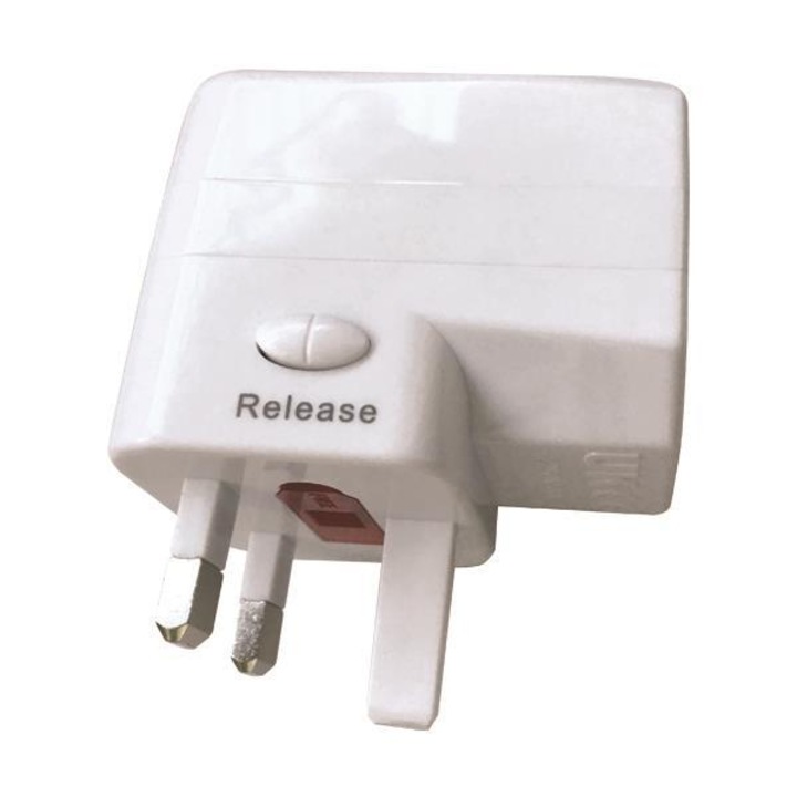 Adaptor stecher, Eurolamp, 6A, USB, 1A