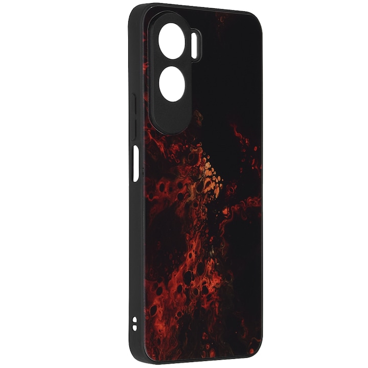 ΠΠ°Π»ΡΡ Π·Π° Honor 90 Lite, Techsuit Glaze Series, Red Nebula