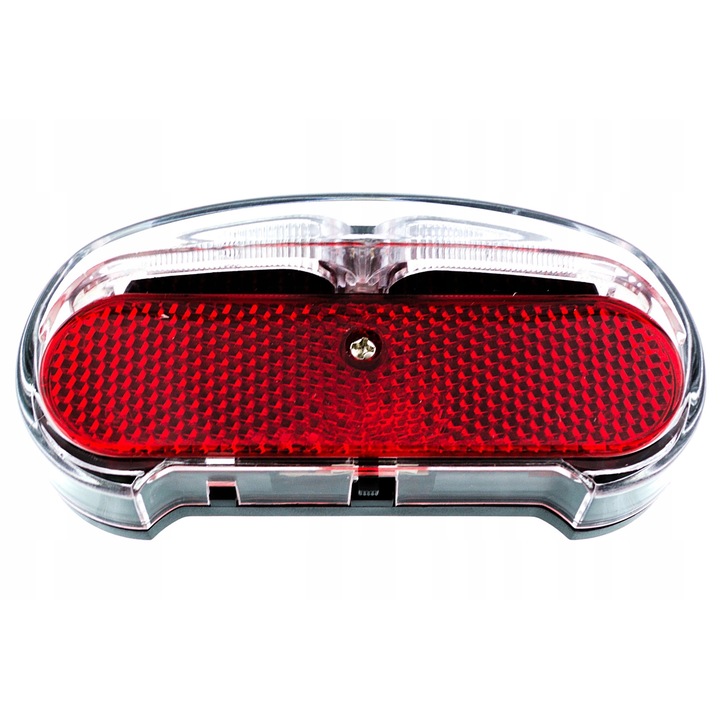 LED фар за велосипед, 2K, 10.5 см, червен