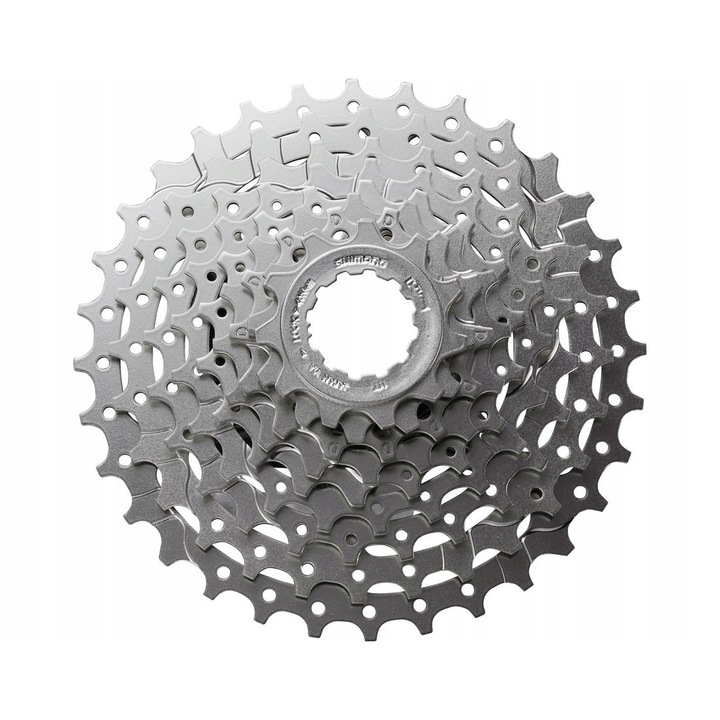 Pinion bicicleta, SHIMANO ALIVIO CS HG400 11-32T 9 viteze, otel, argintiu