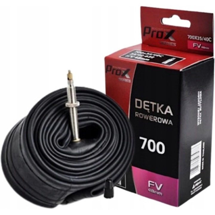 Tub camera roata bicicleta, Prox, 28 700x 35/38/40/42c, 48 mm