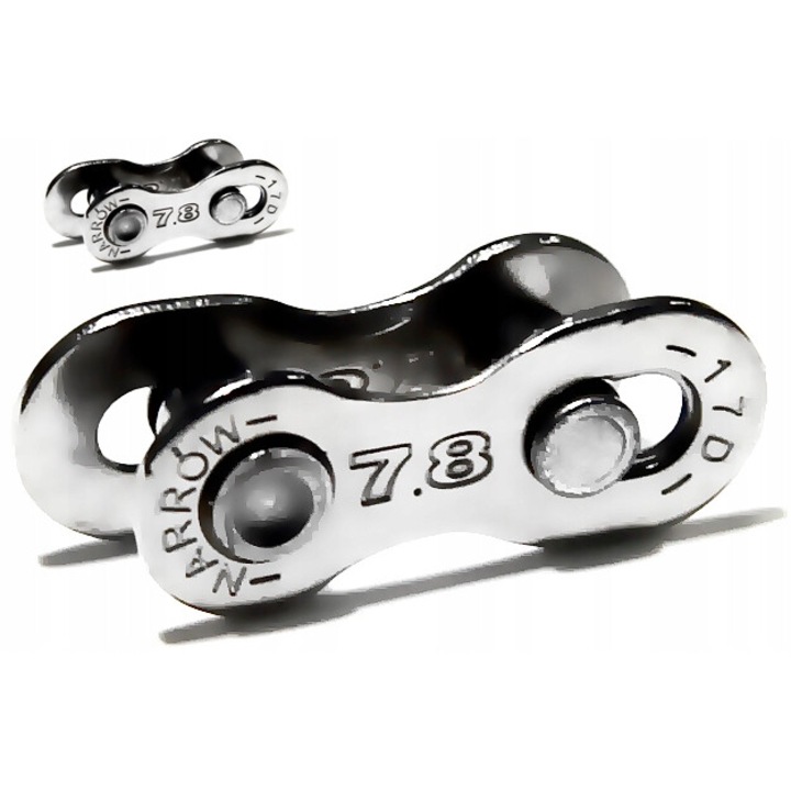 Комплект 2 звена за велосипедна верига, Prox, 6/7/8 скорости, Сребрист